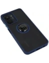 Hurtownia GSM - Etui z uchwytem na palec Bizon Case Hybrid Ring do Realme C33 / C30 / Narzo 50i Prime przydymione z granatową ramką - BIZ729 - {ean13} - Hurt