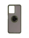 Wholesale Bizon Case Hybrid Ring Realme C33 / C30 / Narzo 50i Prime smoky with a green frame - BIZ730 - {ean13} - Hurt