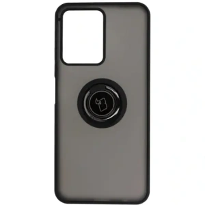 Hurtownia GSM - Bizon Case Hybrid Gyűrű Realme C33 / C30 / Narzo 50i Prime füstös fekete kerettel - BIZ731 - {ean13} - Hurt