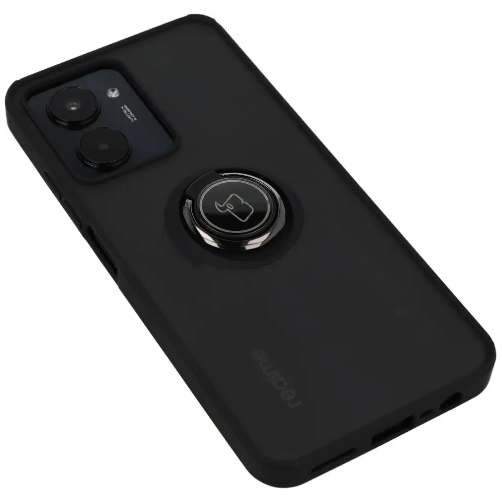 Wholesale Bizon Case Hybrid Ring Realme C33 / C30 / Narzo 50i Prime smoky with a black frame - BIZ731 - {ean13} - Hurt