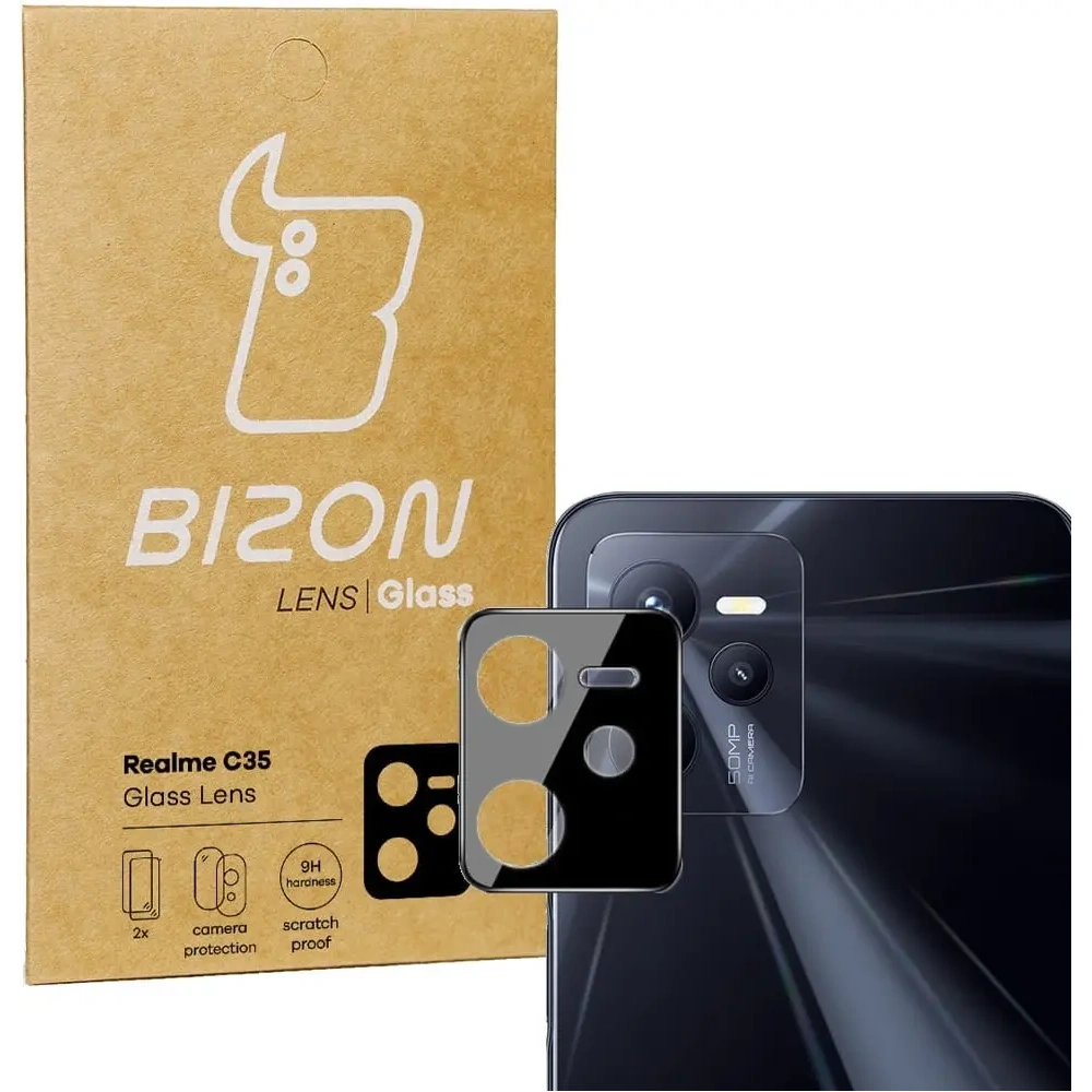 Hurtownia GSM - Bizon Glaslinse Realme C35 [2 PACK] - BIZ733 - {ean13} - Hurt