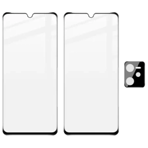 Szkło hartowane Bizon Glass Edge - [2 PACK] + ochrona na obiektyw Realme C35