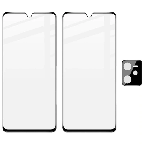 Szkło hartowane Bizon Glass Edge - [2 PACK] + ochrona na obiektyw Realme C35