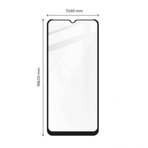 Szkło hartowane Bizon Glass Edge - [2 PACK] + ochrona na obiektyw Realme C35