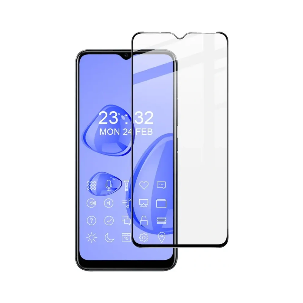 Hurtownia GSM - Tvrzené sklo Bizon Glass Edge pro Realme C35 černé - BIZ735 - {ean13} - Hurt