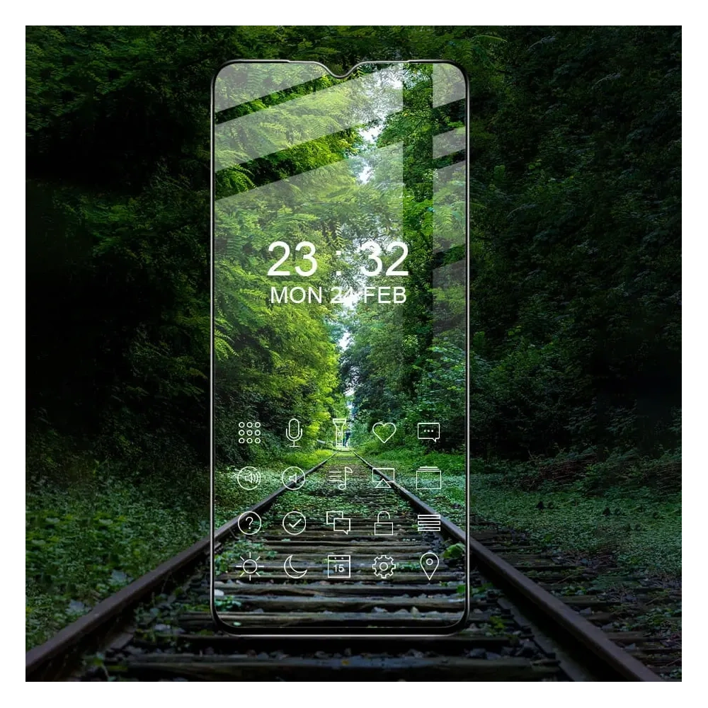 Hurtownia GSM - Tvrzené sklo Bizon Glass Edge pro Realme C35 černé - BIZ735 - {ean13} - Hurt