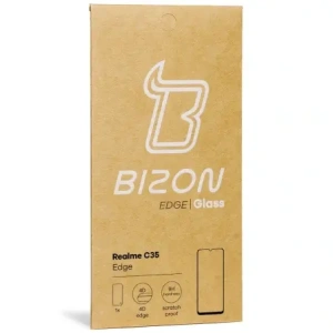 Hurtownia GSM - Tvrzené sklo Bizon Glass Edge pro Realme C35 černé - BIZ735 - {ean13} - Hurt