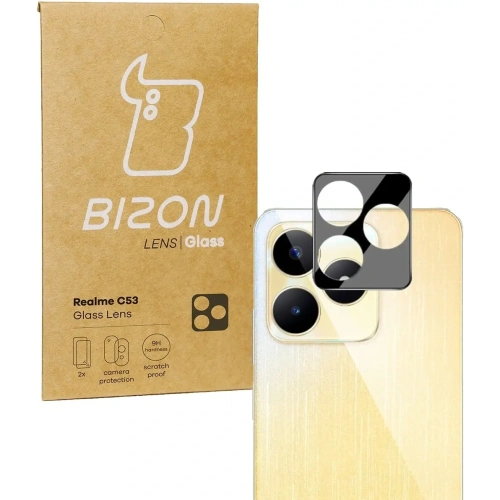 Szkło na aparat Bizon Glass Lens do Realme C53 [2 PACK]
