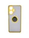 Hurtownia GSM - Husa hibridă Bizon Case pentru Realme C55 fumurie cu un cadru galben - BIZ738 - {ean13} - Hurt