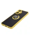 Wholesale Bizon Case Hybrid Ring Realme C55 smoky with a yellow frame - BIZ738 - {ean13} - Hurt