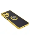 Wholesale Bizon Case Hybrid Ring Realme C55 smoky with a yellow frame - BIZ738 - {ean13} - Hurt