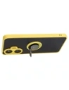Wholesale Bizon Case Hybrid Ring Realme C55 smoky with a yellow frame - BIZ738 - {ean13} - Hurt