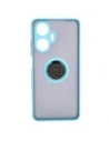 Wholesale Bizon Case Hybrid Ring Realme C55 smoky with a light blue frame - BIZ739 - {ean13} - Hurt