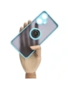 Wholesale Bizon Case Hybrid Ring Realme C55 smoky with a light blue frame - BIZ739 - {ean13} - Hurt
