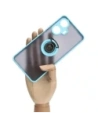 Wholesale Bizon Case Hybrid Ring Realme C55 smoky with a light blue frame - BIZ739 - {ean13} - Hurt