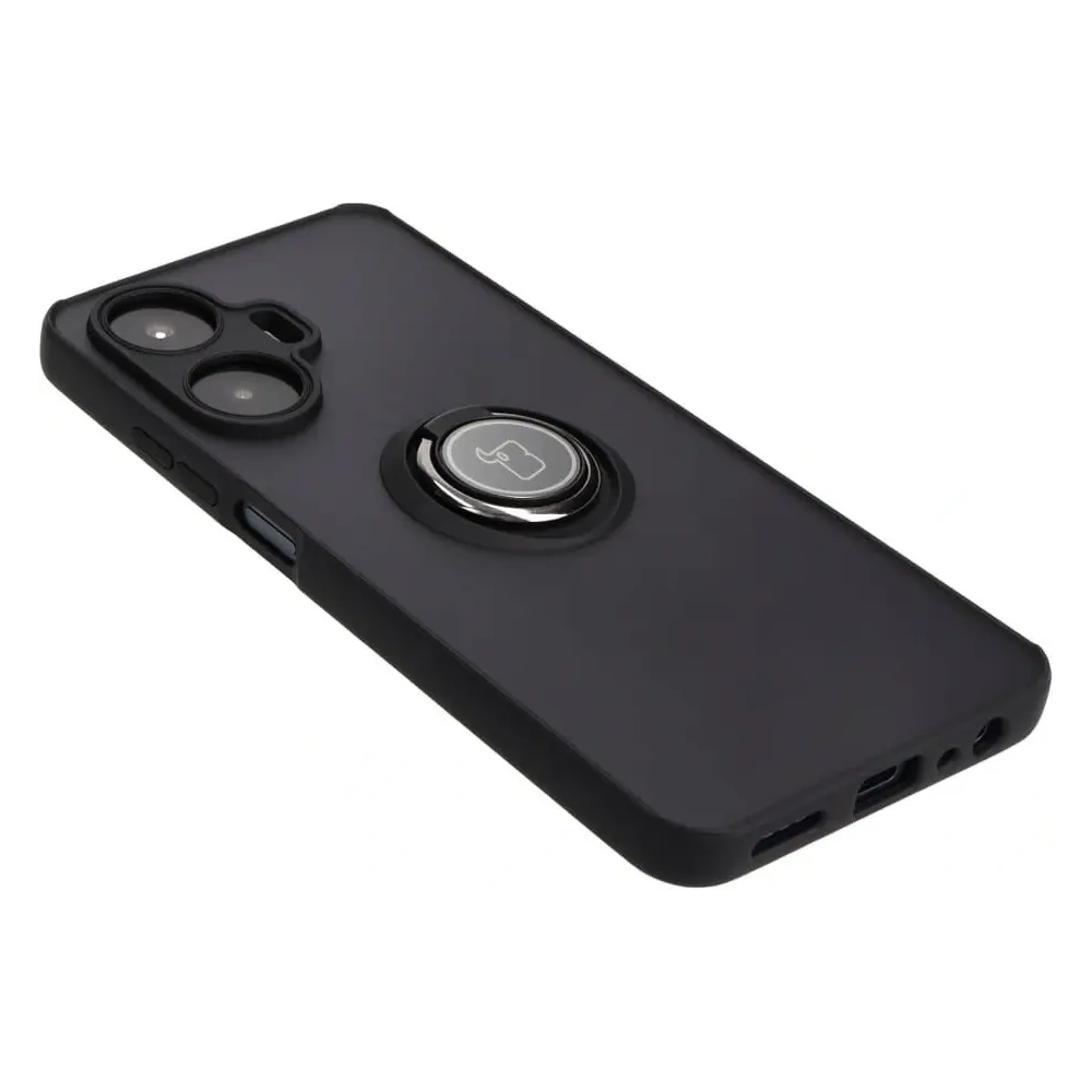 Wholesale Bizon Case Hybrid Ring Realme C55 smoky with a black frame - BIZ740 - {ean13} - Hurt