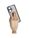 Wholesale Bizon Case Hybrid Ring Realme C55 smoky with a black frame - BIZ740 - {ean13} - Hurt
