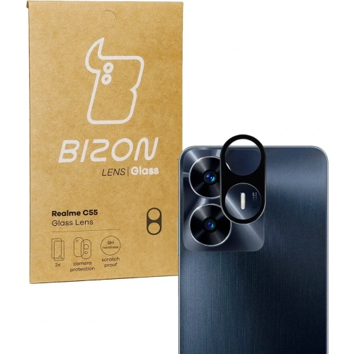 Szkło na aparat Bizon Glass Lens do Realme C55 [2 PACK]