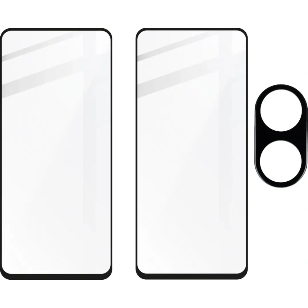 Hurtownia GSM - 2x Szkło na ekran + szkło na aparat BIZON Edge 2 do Realme C55 - BIZ743 - {ean13} - Hurt