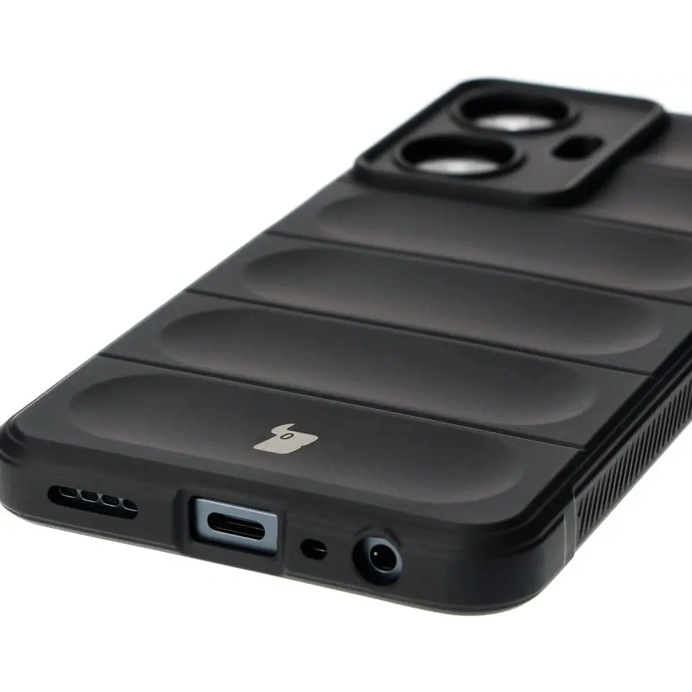 Hurtownia GSM - Pancerne etui Bizon Case Tur do Realme C55 czarne - BIZ744 - {ean13} - Hurt