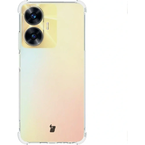 Etui + 2x szkło na ekran Bizon Case Clear Pack do Realme C55 przezroczyste
