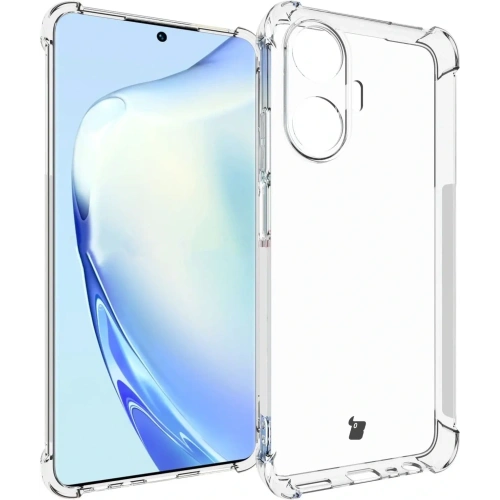 Etui + 2x szkło na ekran Bizon Case Clear Pack do Realme C55 przezroczyste