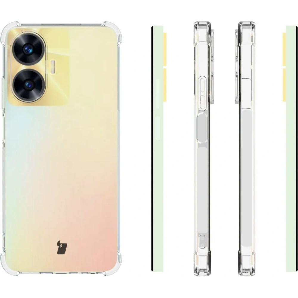 Wholesale Bizon Case Clear Pack case + 2x screen glass Realme C55 clear - BIZ748 - {ean13} - Hurt