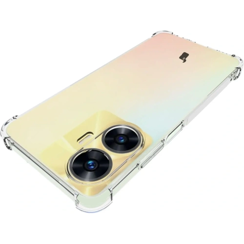 Etui + 2x szkło na ekran Bizon Case Clear Pack do Realme C55 przezroczyste