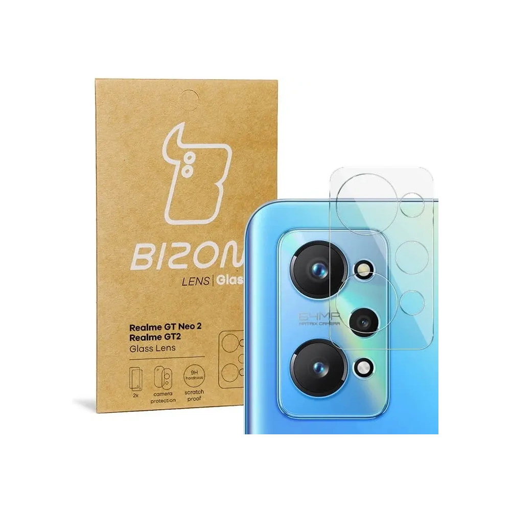 Wholesale Bizon Glass Lens Realme GT2/ Neo2 [2 PACK] - BIZ749 - {ean13} - Hurt