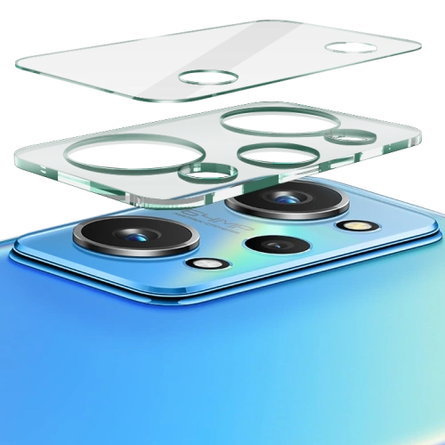 Szkło na aparat Bizon Glass Lens do Realme GT2/ Neo2 [2 PACK]