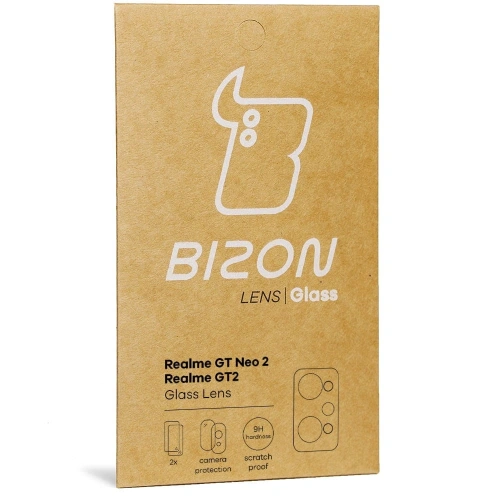 Szkło na aparat Bizon Glass Lens do Realme GT2/ Neo2 [2 PACK]
