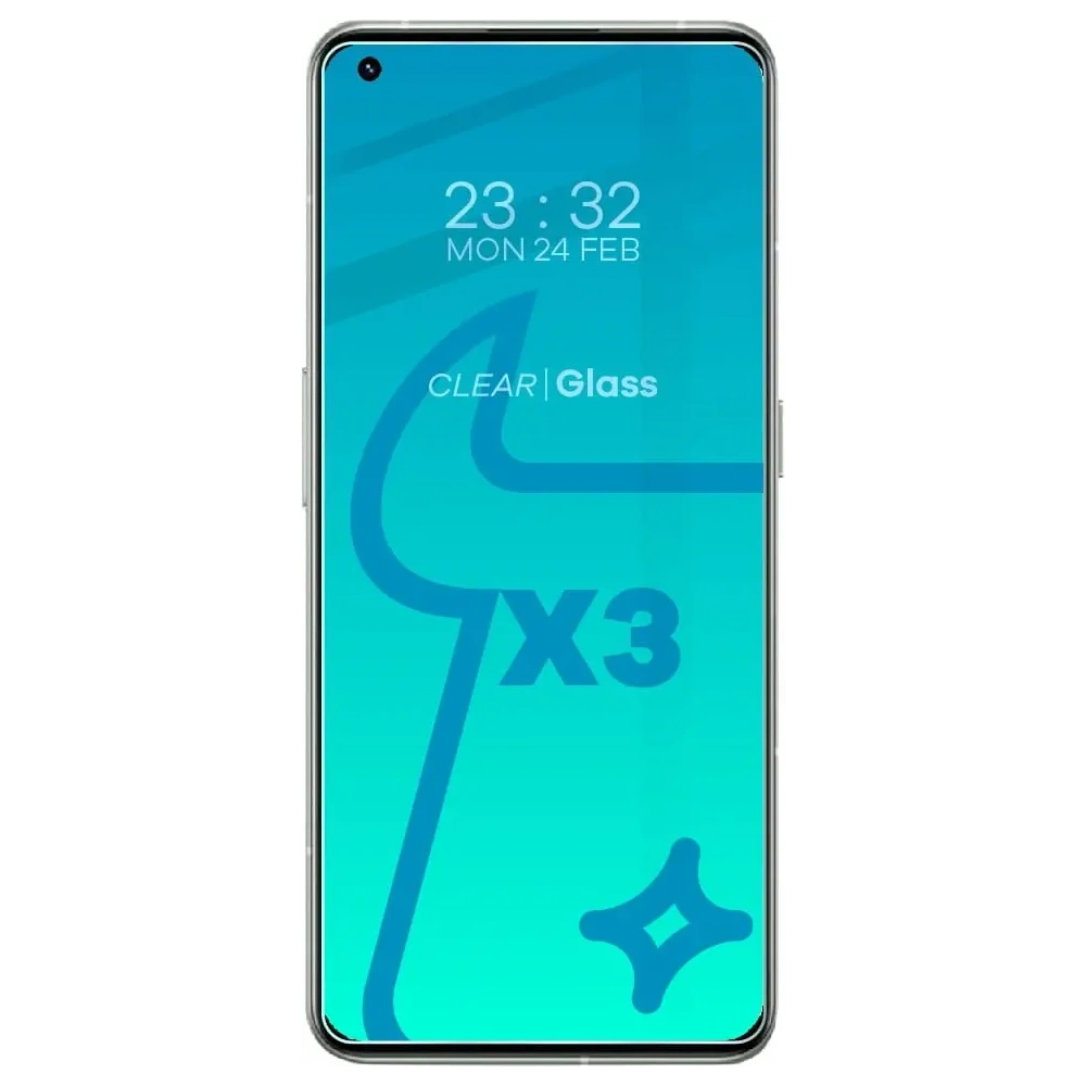 Hurtownia GSM - Bizon Sticlă clară din sticlă securizată - 3 buc. + sticlă de lentilă Realme GT 2 Pro - BIZ750 - {ean13} - Hurt