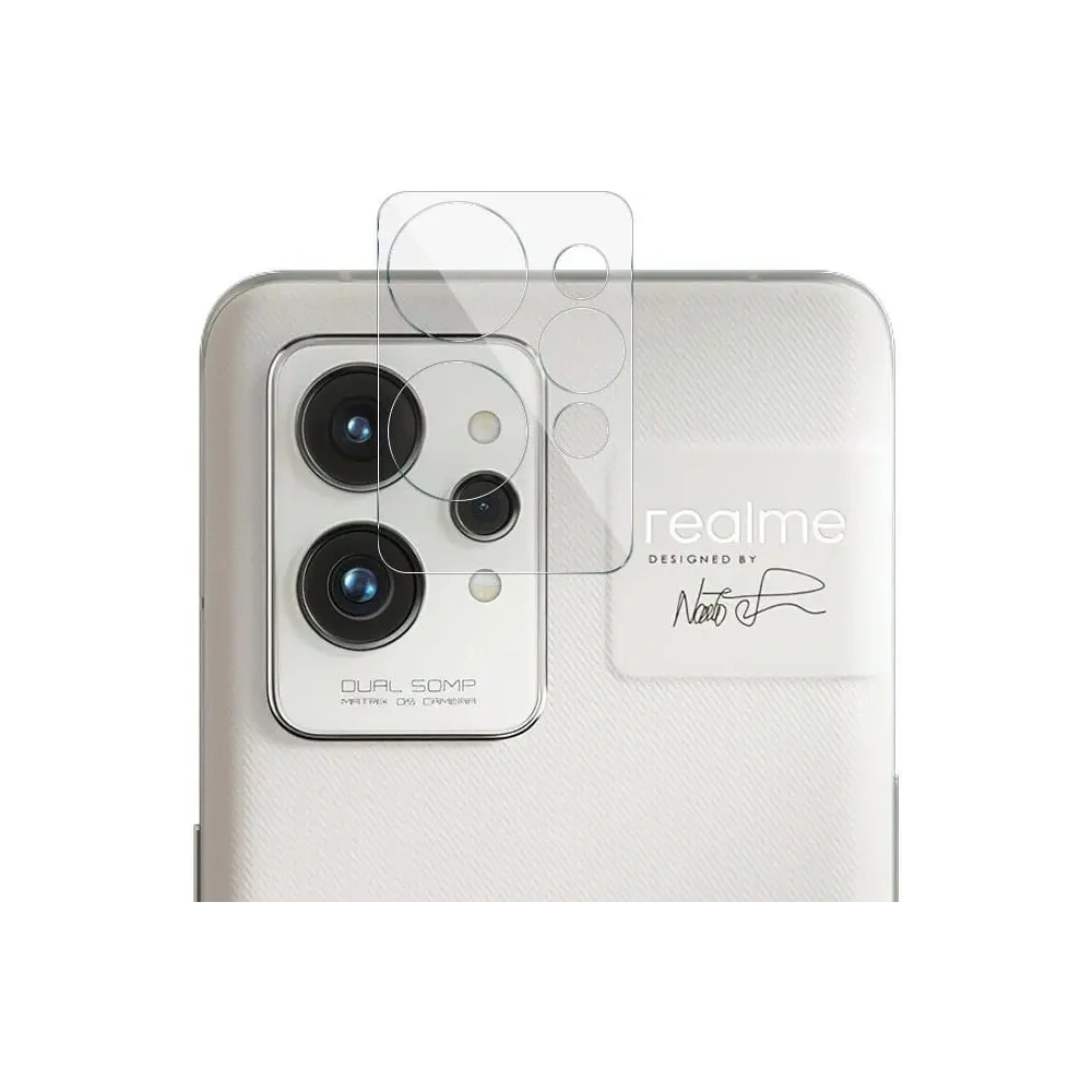 Hurtownia GSM - Bizon Sticlă clară din sticlă securizată - 3 buc. + sticlă de lentilă Realme GT 2 Pro - BIZ750 - {ean13} - Hurt