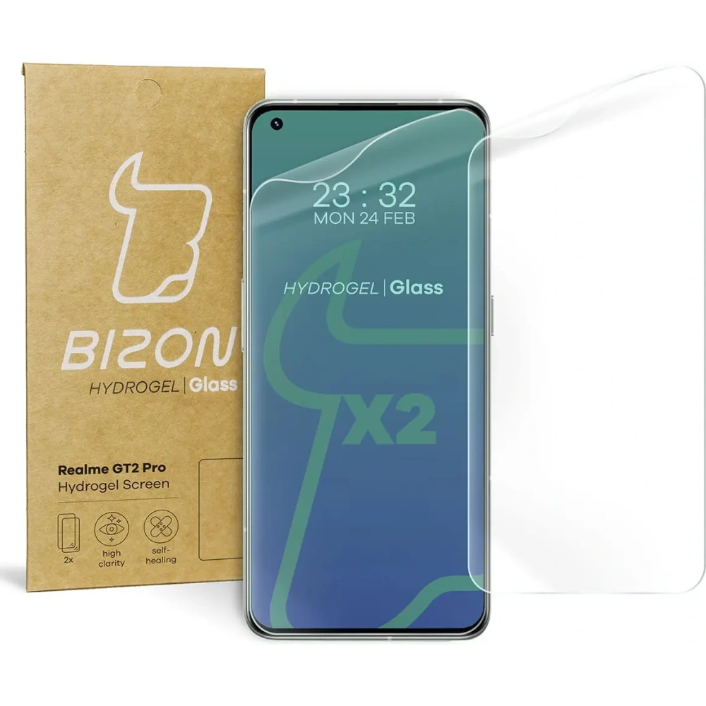 Hurtownia GSM - Bizon Glas Hydrogel Realme GT2 Pro [2 PACK] - BIZ752 - {ean13} - Hurt