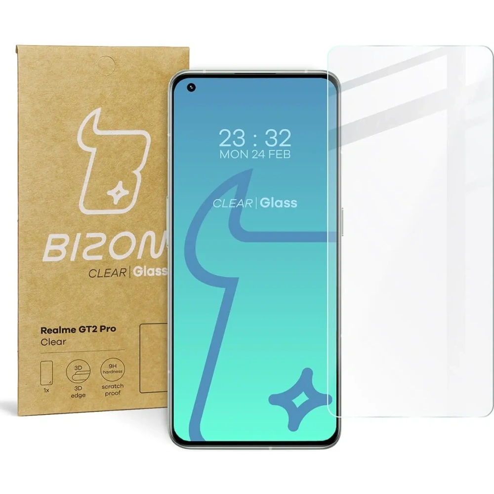 Hurtownia GSM - Szkło hartowane Bizon Glass Clear do Realme GT2 Pro - BIZ753 - {ean13} - Hurt