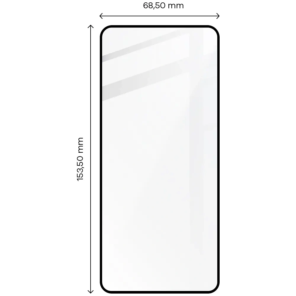 Hurtownia GSM - Bizon Glass Edge Realme GT Master negru - BIZ755 - {ean13} - Hurt