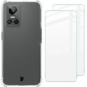 Hurtownia GSM - Bizon Case Clear Pack carcasă + 2x sticlă de protecție pentru ecran Realme GT Neo 3 transparentă - BIZ759 - {ean13} - Hurt