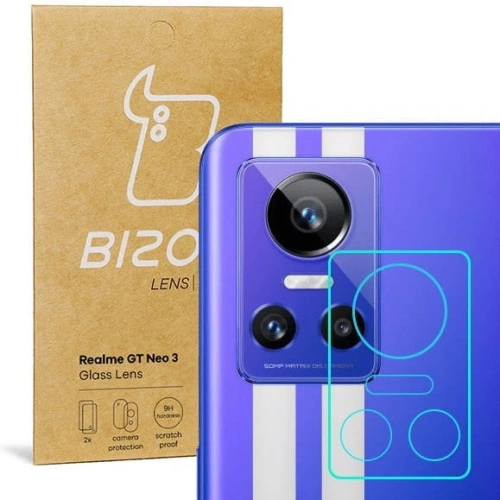 Szkło na aparat Bizon Glass Lens do Realme GT Neo 3 [2 PACK]