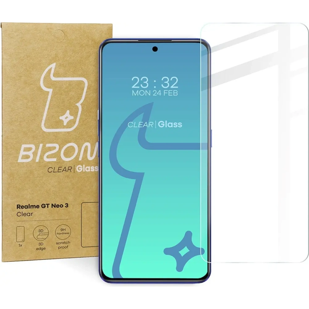 Hurtownia GSM - Bizon Sticlă Clară Realme GT Neo 3 - BIZ761 - {ean13} - Hurt