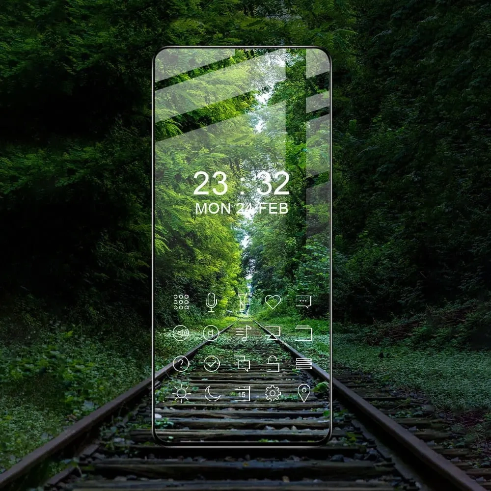 Tvrzené sklo Bizon Glass Edge - [2 PACK] + ochrana na objektiv Realme GT Neo 3