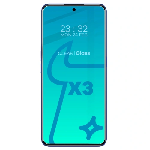 Szkło hartowane Bizon Glass Clear - 3 szt. + obiektyw Realme GT Neo 3