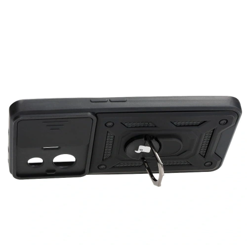 Etui Bizon Case CamShield Ring do Realme GT3 czarne