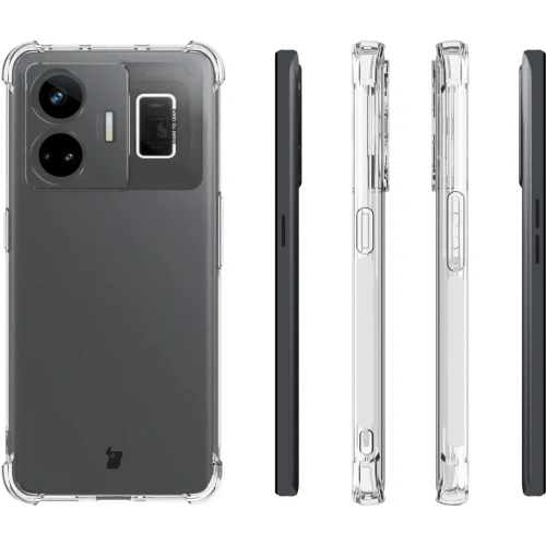 Elastyczne etui Bizon Case Salpa do Realme GT3 przezroczyste