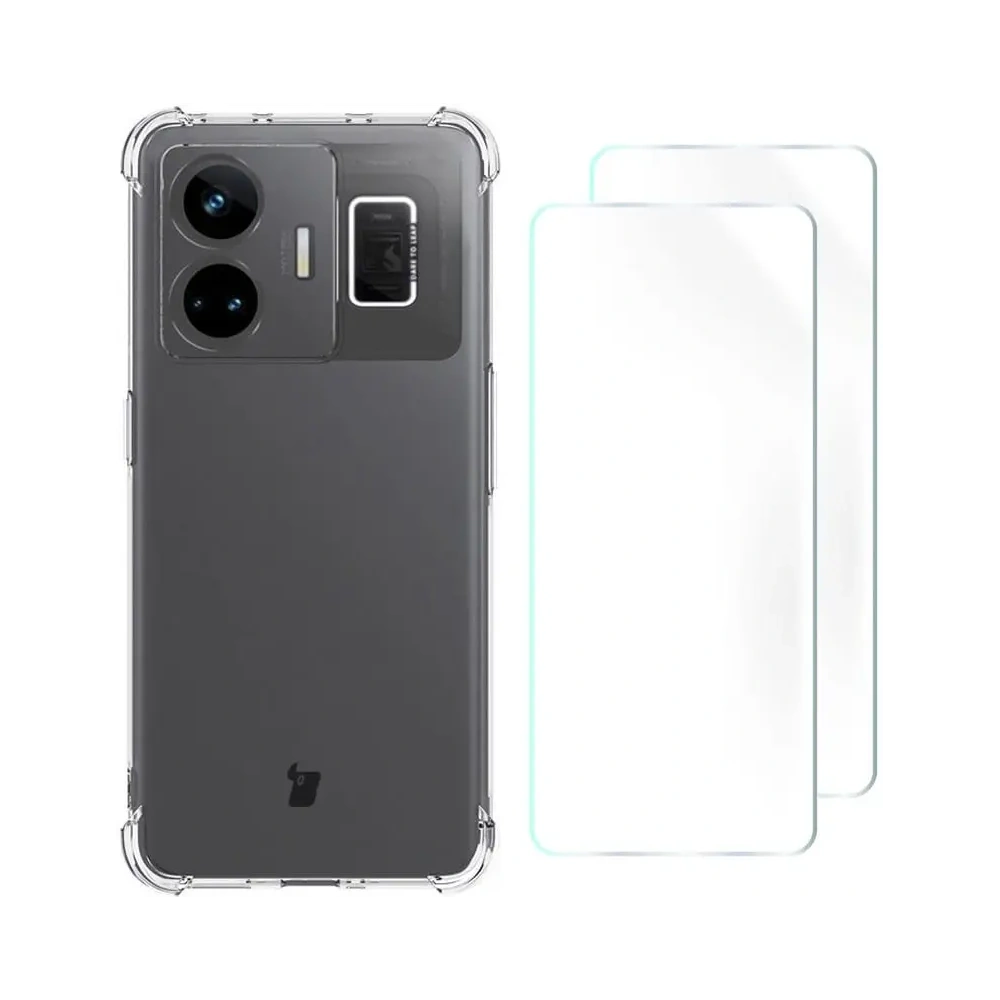 Wholesale Bizon Case Clear Pack case + 2x screen film Realme GT3 clear - BIZ766 - {ean13} - Hurt