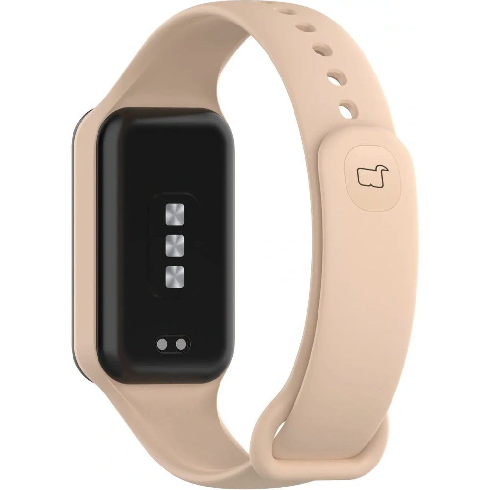 Hurtownia GSM - Etui s páskem Bizon Strap + Case Watch Dots pro Xiaomi Redmi Smart Band 2 / Xiaomi Mi Band 8 Active světle růžové - BIZ785 - {ean13} - Hurt