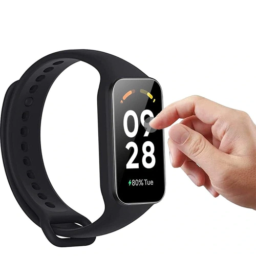 Folia hydrożelowa na ekran Bizon Glass Hydrogel do Redmi Smart Band 2 / Xiaomi Mi Band 8 Active [2 PACK]