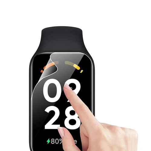 Folia hydrożelowa na ekran Bizon Glass Hydrogel do Redmi Smart Band 2 / Xiaomi Mi Band 8 Active [2 PACK]