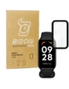 Sklo hybridní Bizon Glass Watch Edge Hybrid pro Redmi Smart Band 2 / Xiaomi Mi Band 8 Active černé