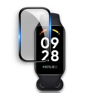 Hurtownia GSM - Sklo hybridní Bizon Glass Watch Edge Hybrid pro Redmi Smart Band 2 / Xiaomi Mi Band 8 Active černé - BIZ789 - {ean13} - Hurt