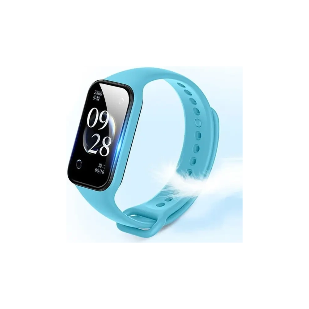 Hurtownia GSM - Sklo hybridní Bizon Glass Watch Edge Hybrid pro Redmi Smart Band 2 / Xiaomi Mi Band 8 Active černé - BIZ789 - {ean13} - Hurt